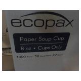 Case Ecopax 1000 Paper 8 oz Soup Cu...