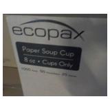 Case Ecopax 1000 Paper 8 oz Soup Cu...
