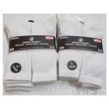 12 pair Wear Proof White Athletic S...