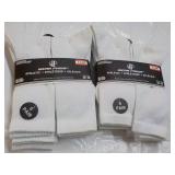 12 pair Wear Proof White Athletic S...