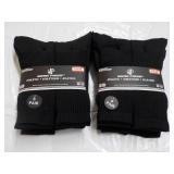 12 pair Wear Proof Black Athletic S...