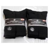 12 pair Wear Proof Black Athletic S...