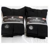 12 pair Wear Proof Black Athletic S...