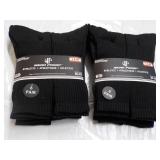 12 pair Wear Proof Black Athletic S...
