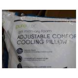 Pure Lux Gel Memory Foam Cooling Pi...
