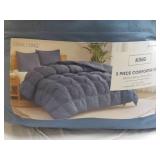 Casual Living Blue 3 Piece Comforte...
