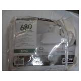 Kirkland 6 piece White Sheet Set Ki...