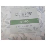 South Point King 6 piece Sheet Set...