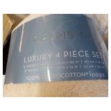 Luxury 4 piece Ivory Towel Set...