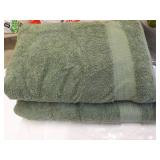 Purely Indulgent Bath Towel Green s...