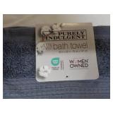 Purely Indulgent Bath Towel Blue...