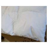 White Comforter 64 x 64"...