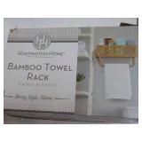 Huntington House Bamboo Towel Rack...