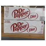 2 Diet Dr. Pepper 12 packs...