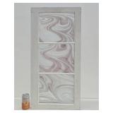 Swirled / Stained Glass 3-Panel Window