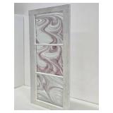 Swirled / Stained Glass 3-Panel Window