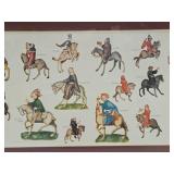 Vintage Framed CANTERBURY TALES Character Print