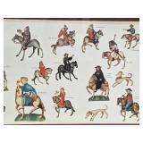 Vintage Framed CANTERBURY TALES Character Print