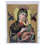 Very Nicely Detailed Religious Icon & 3-Panel Artwork