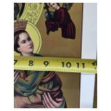 Very Nicely Detailed Religious Icon & 3-Panel Artwork