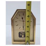 Working Retro Brass SEIKO Desk Clock #2