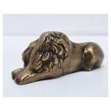 Vintage Brass Roadrunner & Lion