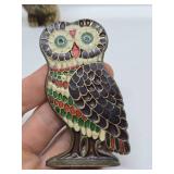 Nice Collection of Vintage Owls - Many Brass