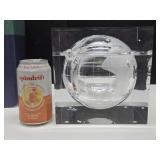 New in Box Planet Earth Lucite/Acrylic World Globe Ice Bucket