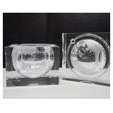 New in Box Planet Earth Lucite/Acrylic World Globe Ice Bucket