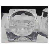 New in Box Planet Earth Lucite/Acrylic World Globe Ice Bucket