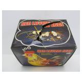 Vintage Hen Laying Eggs Tin Litho Toy w/Box & Eggs