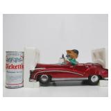Near Mint or Mint in Box Vintage Tin Toy Car w/Tourist Photographers