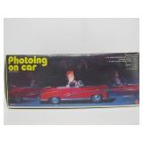 Near Mint or Mint in Box Vintage Tin Toy Car w/Tourist Photographers