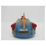 Awesome Larger Vintage Tin Litho Atomic Style Toy Car - Near Mint or Mint in Box