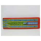 Vintage Tin Litho Windup Toy Car Set w/Original Box - "Rakodo Vonat"