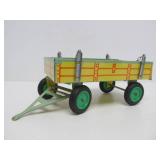 Vintage Tin Litho Tractor & Trailer Toy w/Original Box