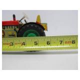 Vintage Tin Litho Tractor & Trailer Toy w/Original Box