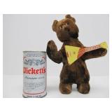 Vintage Windup Bear w/Guitar Toy in Original Box