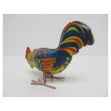 2 Vintage Tin Litho Russian Chicken toys w/Original Boxes