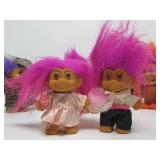 Large Lot of Vintage TROLL Dolls