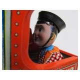 Mint in Box Vintage Hungarian Tin Litho Train Locomotive Toy