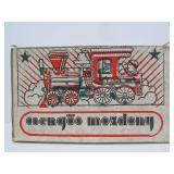 Mint in Box Vintage Hungarian Tin Litho Train Locomotive Toy