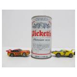 Estate Lot of 4 Vintage Slot Cars