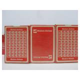 Great Lot of Old Vintage Airline Paying Card Decks w/Boxes - Some Sealed
