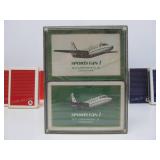 Great Lot of Old Vintage Airline Paying Card Decks w/Boxes - Some Sealed
