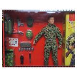 Mint in Box Large Size GI JOE Action Marine Set