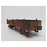Original Antique Cast Iron Train Car - M.C. R.R.