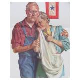 Original Vintage WW2 Poster - "Americans Suffer When Careless Talk Kills" 1943