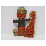 Old Vintage Halloween Decorations & Advertising Candy Box