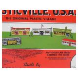 Nice Condition Vintage PLASTICVILLE Building Set w/Original Box